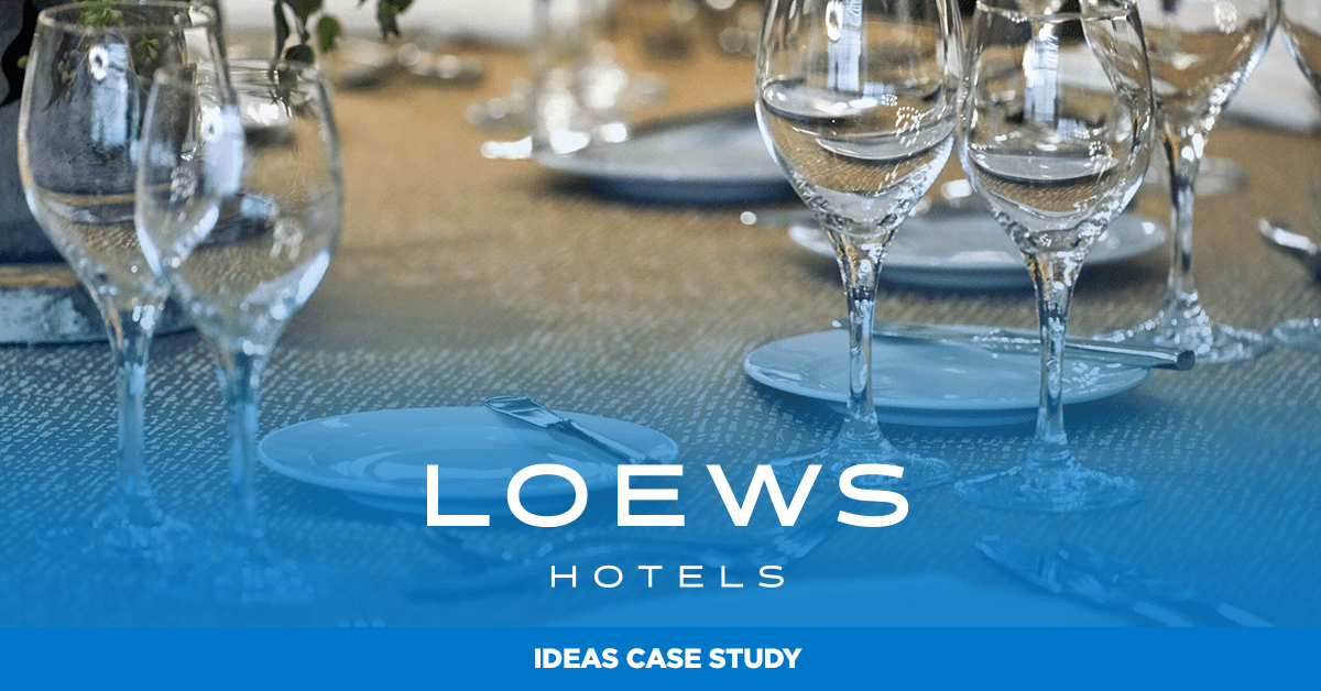 Loews Hotels & Co Realizes Highest Catering Revenues in Company History