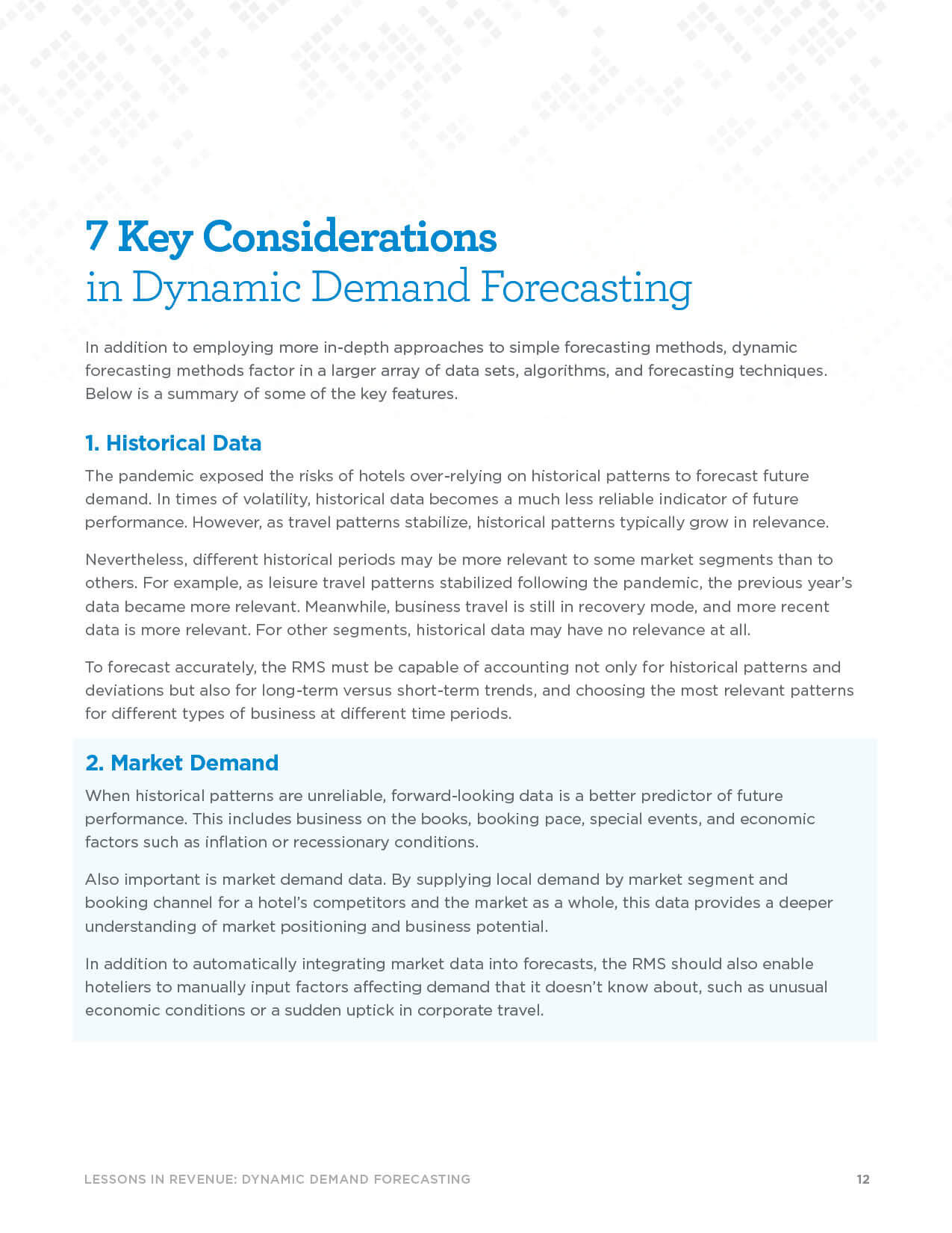 Page 12 - 7 Key Considerations in Dynamic Demand Forecasting