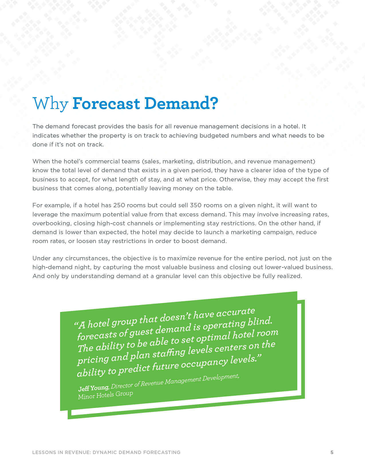 Page 5 - Why Forecast Demand?