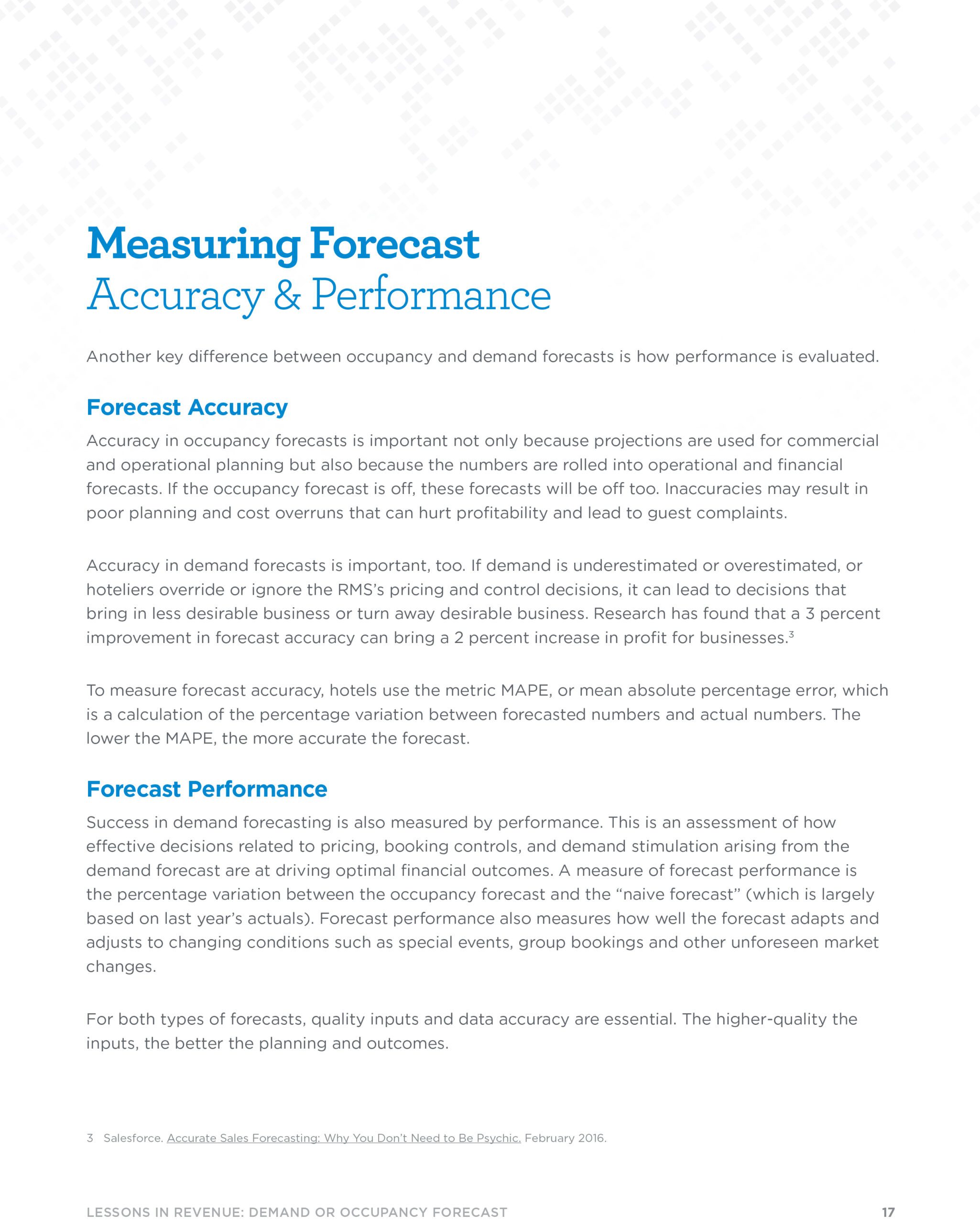 Page 16 - Measuring Forecast Accuracy and Performance