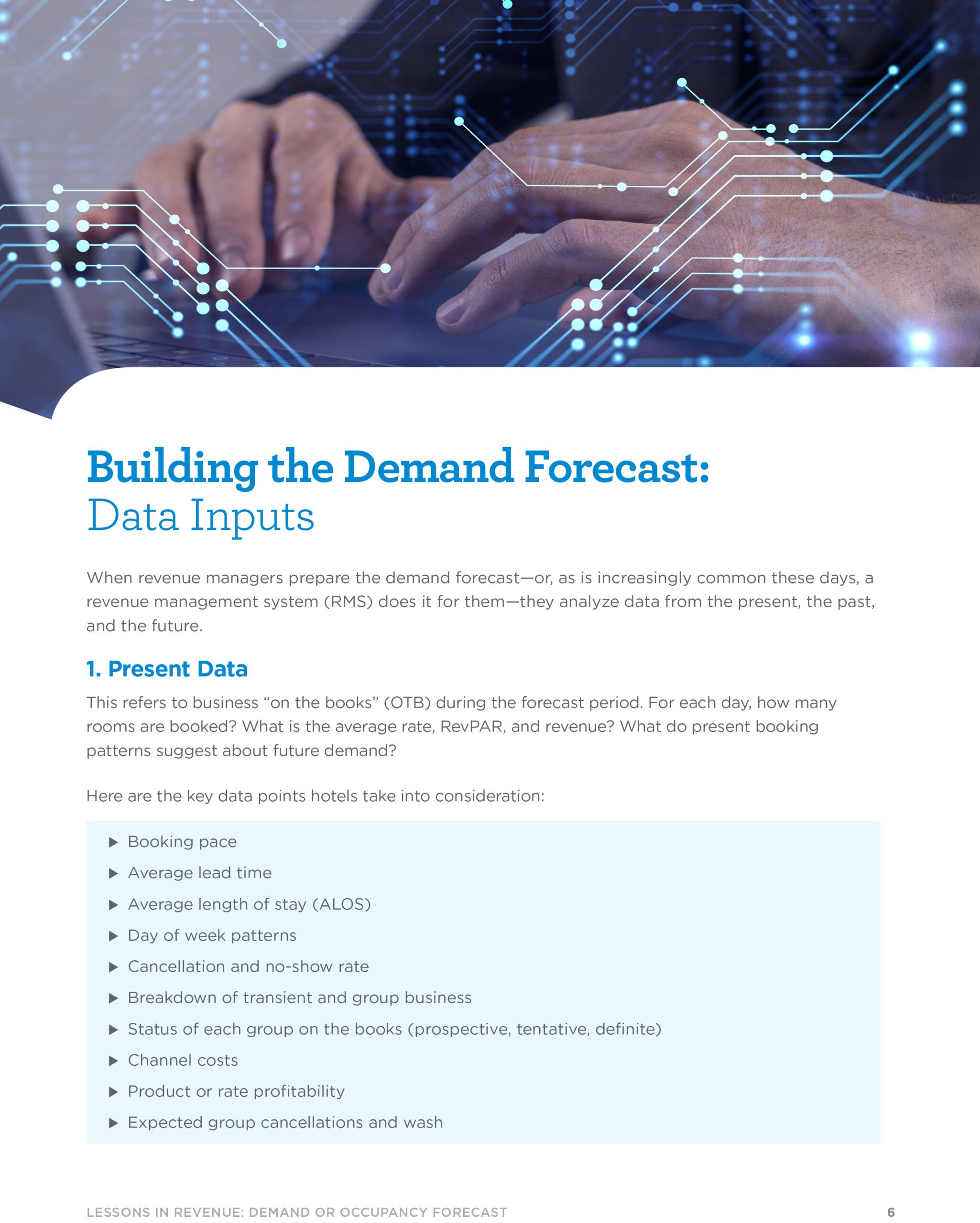 Page 5 - Building the Demand Forecast Data Inputs
