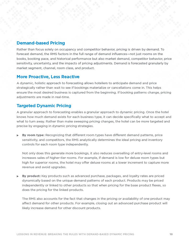 Page 10 - The Modern Approach - Demand-Based Dynamic Pricing