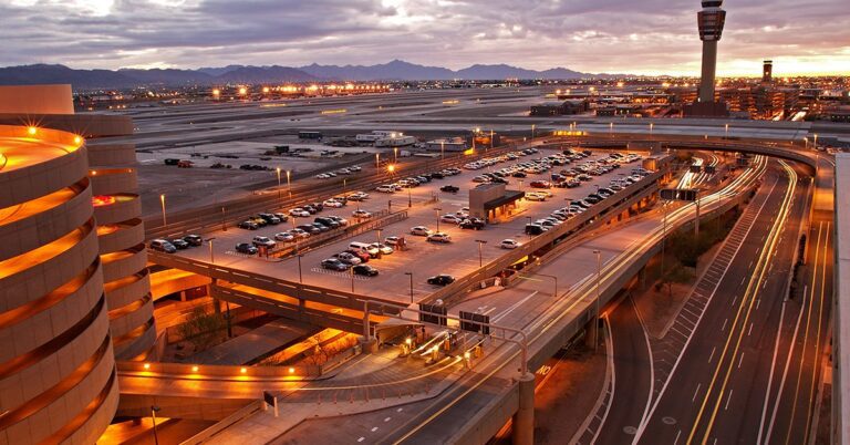 airport parking lot