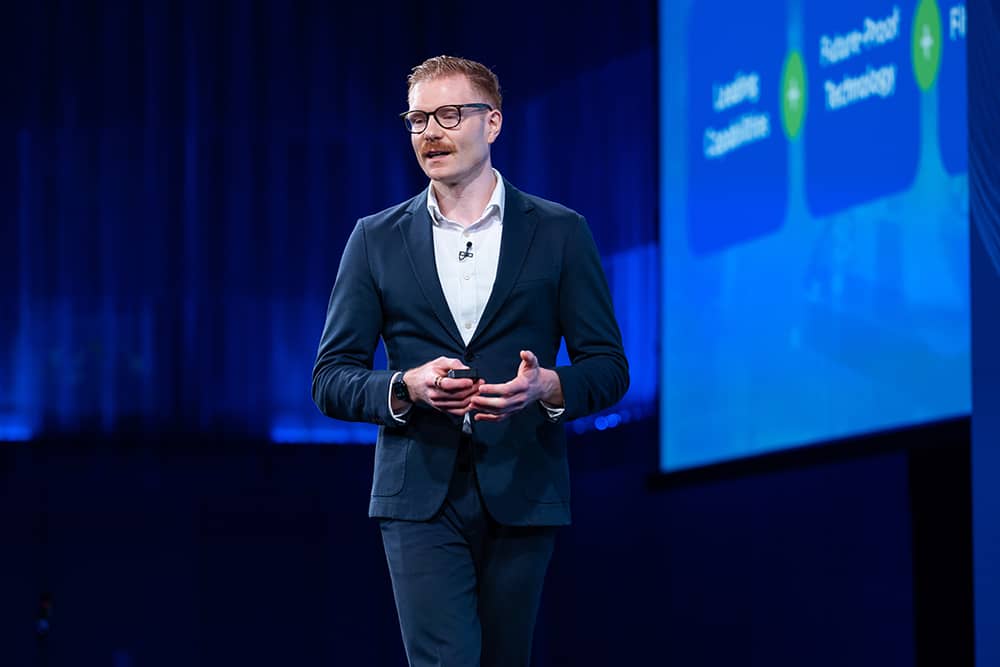 Stephen Hambleton presenting at Converge 2025