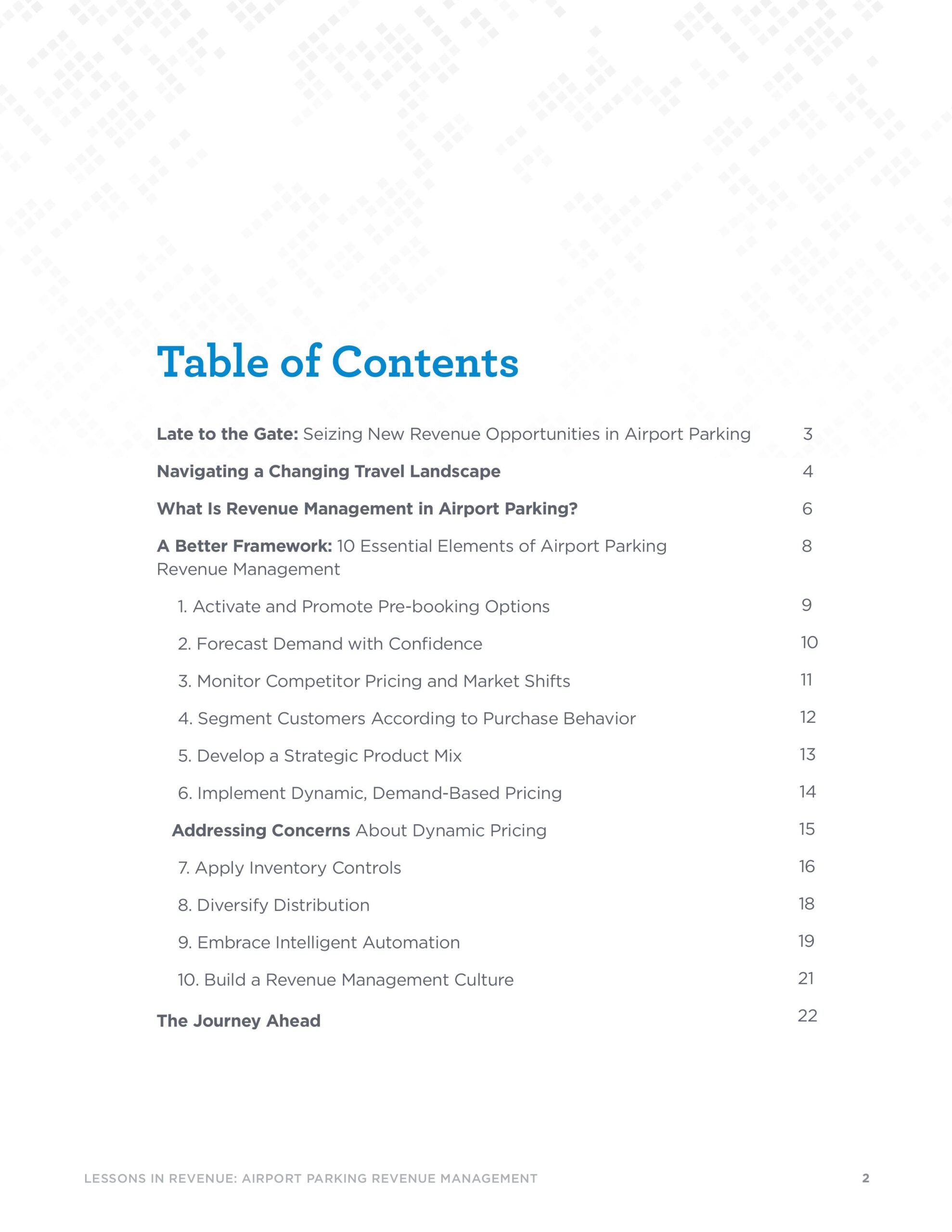 IDeaS Lessons in Revenue Industries eBook - Parking