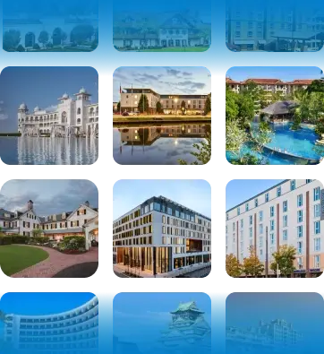 grid of hotels