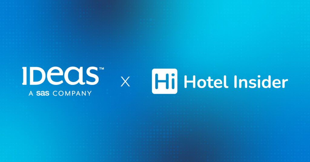 Graphic displaying IDeaS logo and Hotel Insider logo
