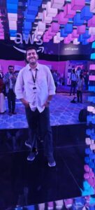 Photo of Choudhary at AWS Summit Mumbai during Global Recharge Day